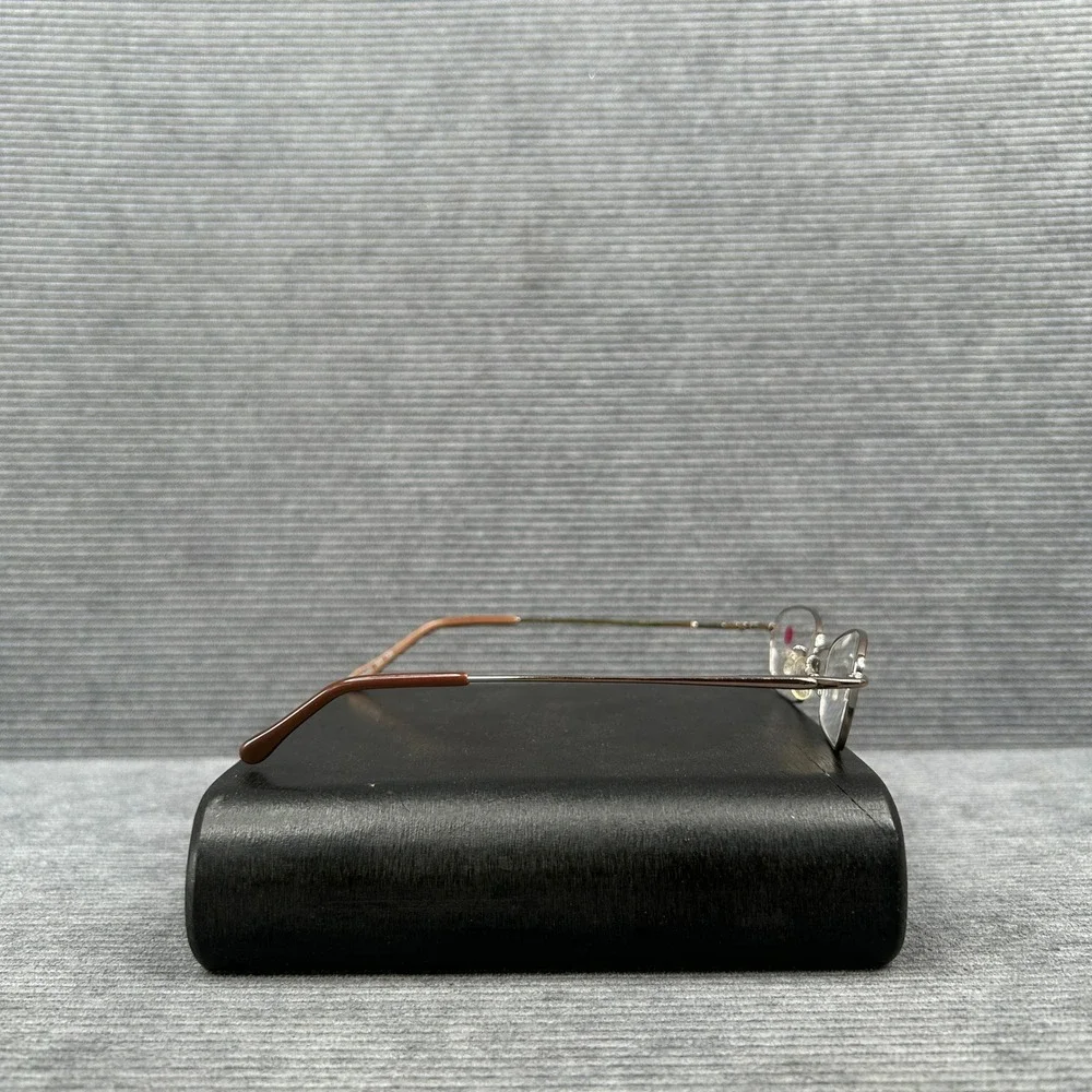 Oscar by Oscar de la Renta OS226 059 135 Silver Brown Y2k Eyeglass Frames